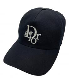 Christian Dior（クリスチャン ディオール）の古着「Diorロゴ キャップ L」｜ブラック