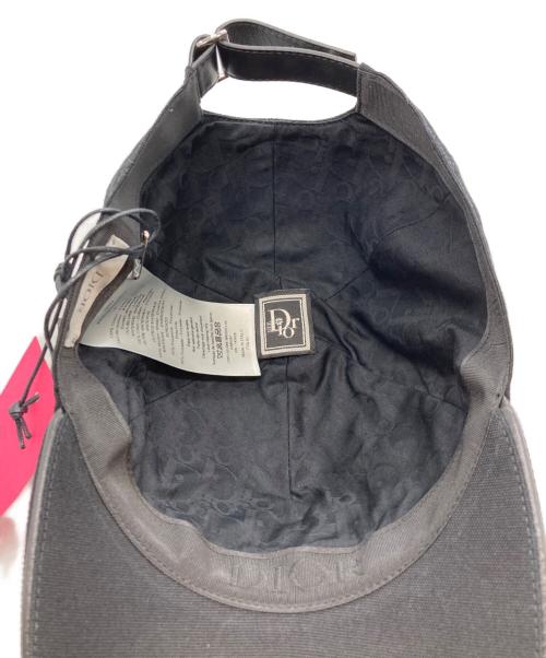 Christian Dior（クリスチャン ディオール）Christian Dior (クリスチャン ディオール) Diorロゴ キャップ L ブラック サイズ:Lの古着・服飾アイテム