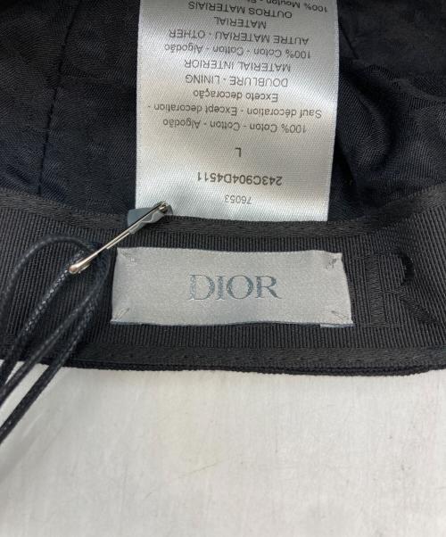Christian Dior（クリスチャン ディオール）Christian Dior (クリスチャン ディオール) Diorロゴ キャップ L ブラック サイズ:Lの古着・服飾アイテム