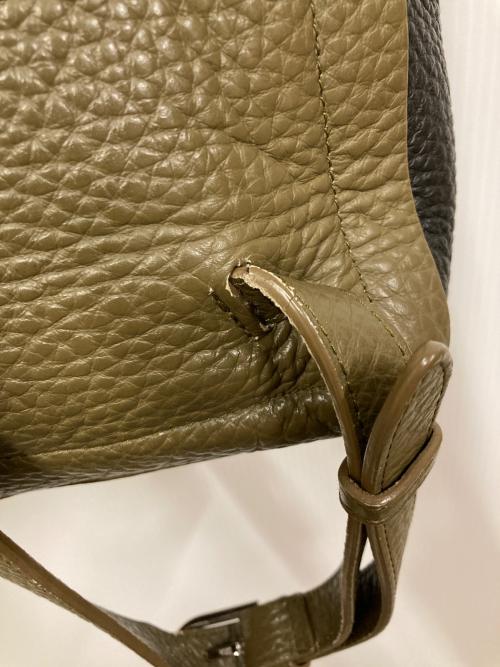 FURLA（フルラ）FURLA (フルラ) レザーリュック オリーブの古着・服飾アイテム
