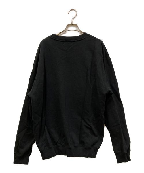 X-LARGE（エクストララージ）X-LARGE (エクストララージ) BRIDGE LOGO CREWNECK SWEATSHIRT ブラック サイズ:Lの古着・服飾アイテム