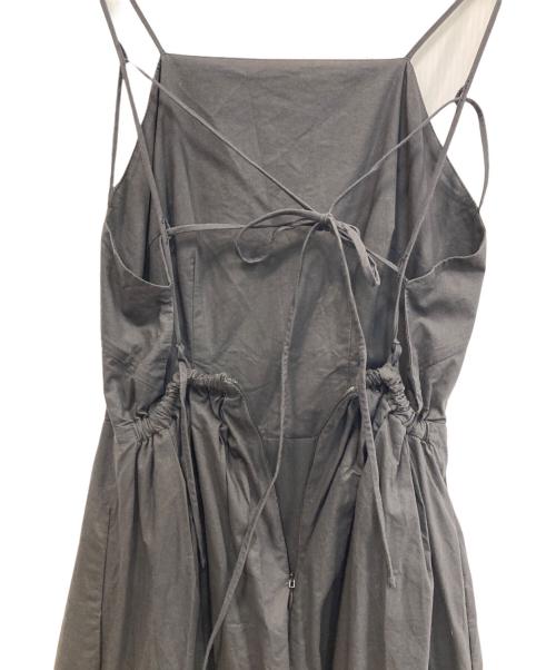 Snidel（スナイデル）Snidel (スナイデル) バックオープンキャミギャザードレス ブラック サイズ:Sの古着・服飾アイテム