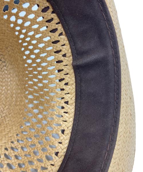 NEW YORK HAT（ニューヨークハット）NEW YORK HAT (ニューヨークハット) ストローハット ベージュの古着・服飾アイテム