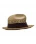 中古・古着 NEW YORK HAT (ニューヨークハット) ストローハット ベージュ：3500円
