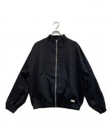 organicsta（オーガニクスタ）の古着「ORGANIC COTTON TWILL TRACK JACKET」｜ブラック