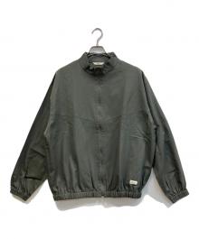 organicsta（オーガニクスタ）の古着「ORGANIC COTTON TWILL TRACK JACKET」｜グレー
