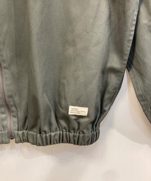 organicsta（オーガニクスタ）organicsta (オーガニクスタ) ORGANIC COTTON TWILL TRACK JACKET グレー サイズ:1の古着・服飾アイテム