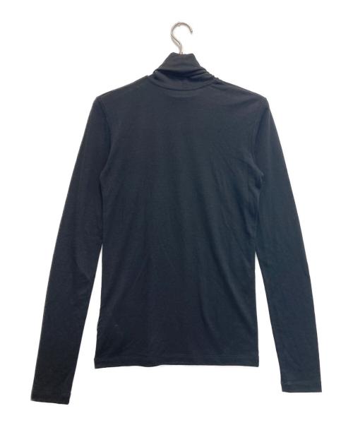 JIL SANDER（ジルサンダー）JIL SANDER (ジルサンダー) タートルネックTシャツ ブラック サイズ:S 未使用品の古着・服飾アイテム