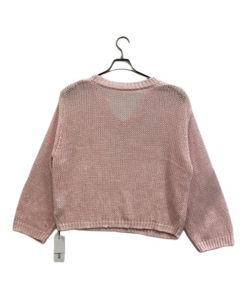 BABYLONE（バビロン）BABYLONE (バビロン) 2WAYリネンPOニット ピンク サイズ:FREE 未使用品の古着・服飾アイテム