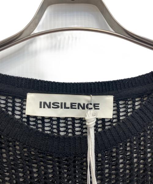 INSILENCE（インサイレンス）INSILENCE (インサイレンス) メッシュカットソー ブラック サイズ:S 未使用品の古着・服飾アイテム