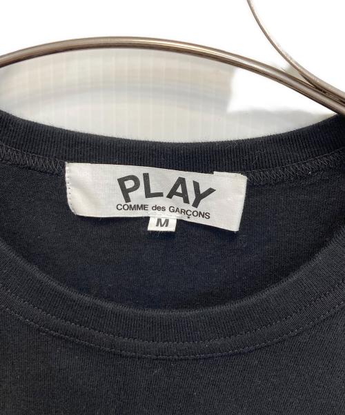 PLAY COMME des GARCONS（プレイコムデギャルソン）PLAY COMME des GARCONS (プレイコムデギャルソン) ハートロゴTシャツ ブラック サイズ:Mの古着・服飾アイテム