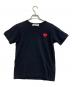 PLAY COMME des GARCONS（プレイコムデギャルソン）の古着「ハートロゴTシャツ」｜ブラック