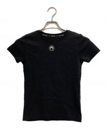 MARINE SERRE（マリーンセル）の古着「ロゴTシャツ」｜ブラック