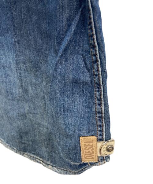 DIESEL（ディーゼル）DIESEL (ディーゼル) REBOT DENIM SHIRT ブルー サイズ:sの古着・服飾アイテム