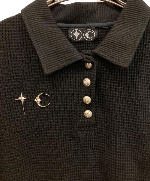 THUG CLUB（サグ クラブ）THUG CLUB (サグ クラブ) TC ポロシャツ ブラック サイズ:2の古着・服飾アイテム