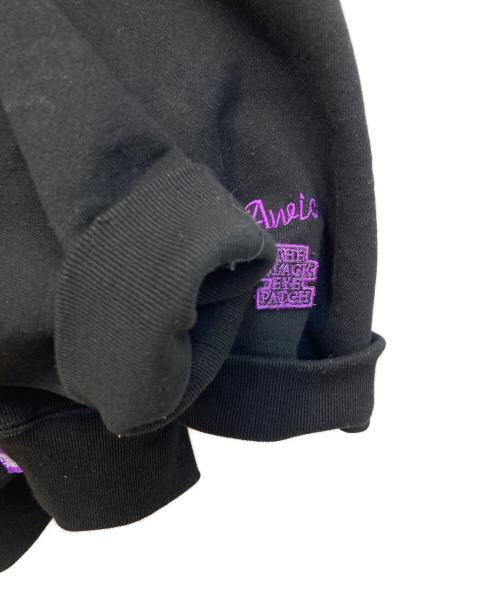 THE BLACK EYE PATCH（ブラックアイパッチ）THE BLACK EYE PATCH (ブラックアイパッチ) Awich (エーウィッチ) プルオーバーパーカー ブラック サイズ:XLの古着・服飾アイテム