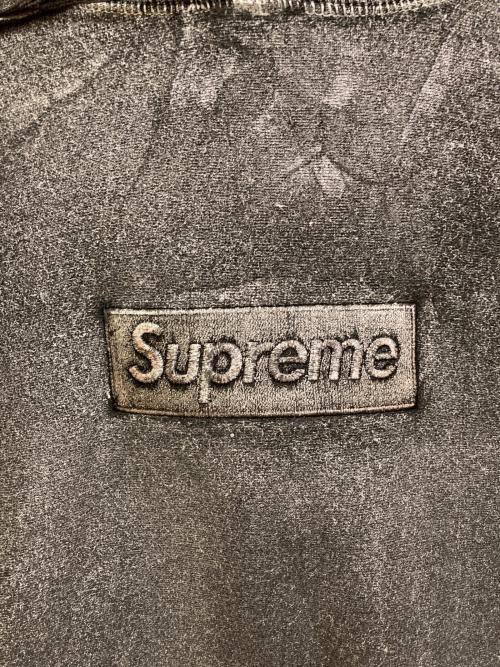 SUPREME（シュプリーム）SUPREME MM6 Maison Margiela (エムエムシックスメゾンマルジェラ) 24SS Foil Box Logo Hooded Sweatshirt/フォイルボックスロゴフードパーカー グレー サイズ:Ｌ 未使用品の古着・服飾アイテム