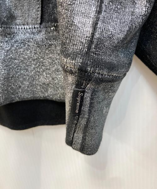 SUPREME（シュプリーム）SUPREME MM6 Maison Margiela (エムエムシックスメゾンマルジェラ) 24SS Foil Box Logo Hooded Sweatshirt/フォイルボックスロゴフードパーカー グレー サイズ:Ｌ 未使用品の古着・服飾アイテム