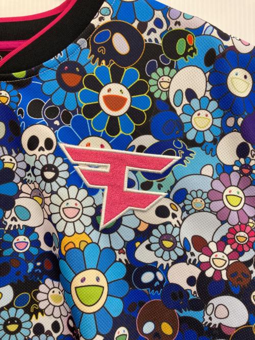 KAIKAI KIKI（カイカイキキ）Kaikai Kiki (カイカイキキ) FaZe Clan (フェイズ・クラン) Murakami Jersey Tee ブルー サイズ:２XLの古着・服飾アイテム