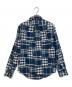 POLO RALPH LAUREN (ポロ・ラルフローレン) クラシックフィットパッチワークワークシャツ ネイビー×ホワイト サイズ:xs：16000円