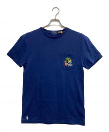 POLO RALPH LAUREN（ポロ・ラルフローレン）の古着「クラシックフィットエンブロイダリージャージーTシャツ」｜ネイビー