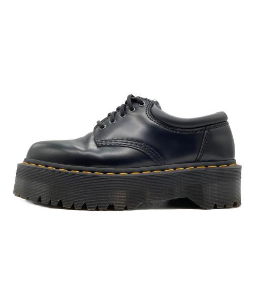 Dr.Martens（ドクターマーチン）Dr.Martens (ドクターマーチン) QUAD 5ホールシューズ ブラック サイズ:5の古着・服飾アイテム