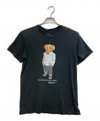 POLO RALPH LAURENポロ・ラルフローレン）の古着「ポロベアプリントTシャツ」｜ブラック