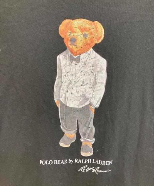 POLO RALPH LAUREN（ポロ・ラルフローレン）POLO RALPH LAUREN (ポロ・ラルフローレン) ポロベアプリントTシャツ ブラック サイズ:Sの古着・服飾アイテム