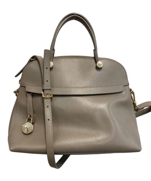 FURLA（フルラ）FURLA (フルラ) PIPER/パイパー 2WAYバッグ ベージュの古着・服飾アイテム