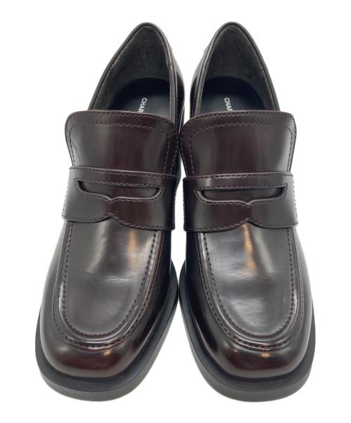 CHARLES & KEITH（チャールズアンドキース）CHARLES & KEITH (チャールズアンドキース) ペニーローファー ブラウン サイズ:24の古着・服飾アイテム