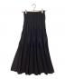 AMERI（アメリ）の古着「WAVE PLEATS KNIT SKIRT」｜ブラック