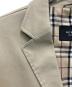 中古・古着 BURBERRY BLACK LABEL (バーバリーブラックレーベル) テーラードジャケット ベージュ サイズ:M：6000円
