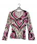 Emilio Pucci（エミリオ プッチ）の古着「総柄カットソー」｜ベージュ×ピンク