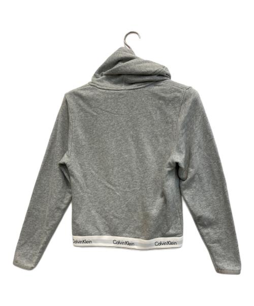 Calvin Klein（カルバンクライン）Calvin Klein (カルバンクライン) ジップパーカー グレー サイズ:Sの古着・服飾アイテム
