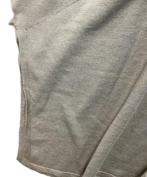 Maison Margiela（メゾンマルジェラ）Maison Margiela (メゾンマルジェラ) Vネックシルクブレンドドルマンニット ブルー サイズ:Sの古着・服飾アイテム