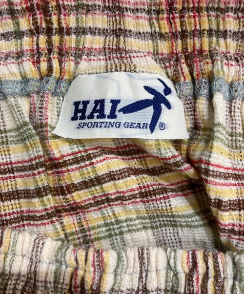 HAI SPORTS GEAR（ハイ・スポーティング・ギア）HAI SPORTS GEAR (ハイ・スポーティング・ギア) チェック柄マキシスカート イエロー サイズ:Mの古着・服飾アイテム