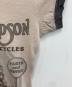 中古・古着 HARLEY-DAVIDSON (ハーレーダビッドソン) 00s ピンナップガールリンガーTシャツ ベージュ サイズ:M：6000円