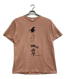 print star（プリントスター）の古着「【Edward  Gorey】プリントTシャツ/エドワード・ゴーリー」｜ピンク