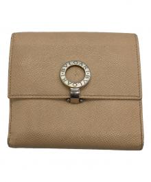BVLGARI（ブルガリ）の古着「2つ折り財布」｜ベージュ