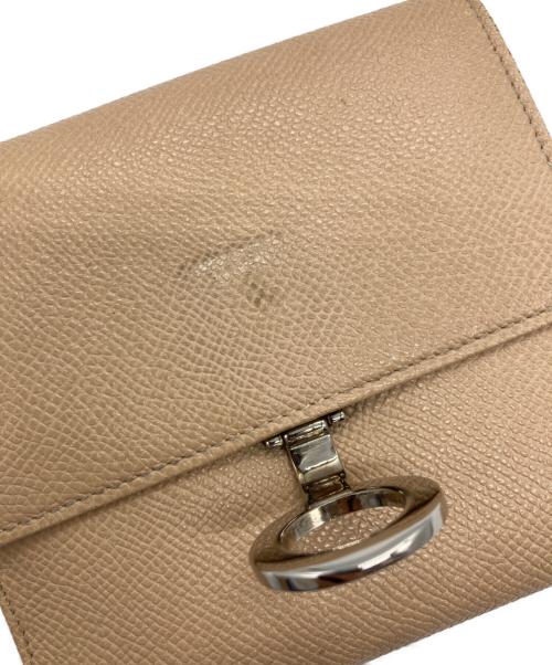 BVLGARI（ブルガリ）BVLGARI (ブルガリ) 2つ折り財布 ベージュの古着・服飾アイテム