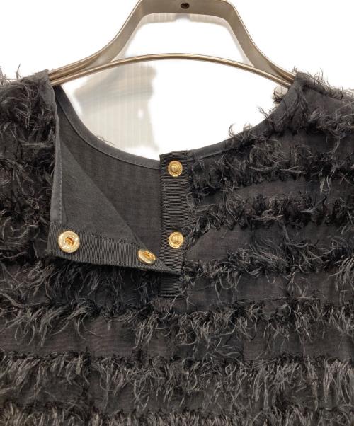 Gypsohila（ジプソフィア）Gypsohila (ジプソフィア) Feather Tee ブラック サイズ:FREEの古着・服飾アイテム