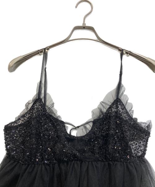 MAISON SPECIAL（メゾンスペシャル）MAISON SPECIAL (メゾンスペシャル) Shining Tiered Camisole Tunic ブラック サイズ:FREEの古着・服飾アイテム