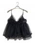 MAISON SPECIAL（メゾンスペシャル）の古着「Shining Tiered Camisole Tunic」｜ブラック