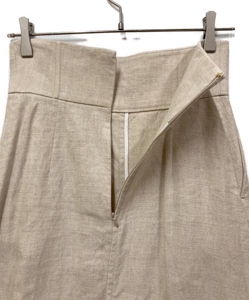 CHAOS（カオス）Chaos (カオス) コットンリネン生成マキシスカート アイボリー サイズ:38の古着・服飾アイテム