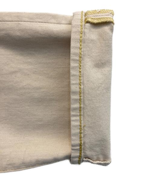 Denham（デンハム）Denham (デンハム) BARDOT STRAIGHT デニムパンツ アイボリー サイズ:25の古着・服飾アイテム