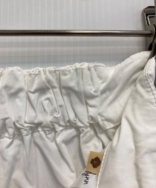 Sea Room lynn（シールームリン）Sea Room Lynn (シールームリン) 2tuckナイロンボリュームパンツ ホワイト サイズ:Mの古着・服飾アイテム