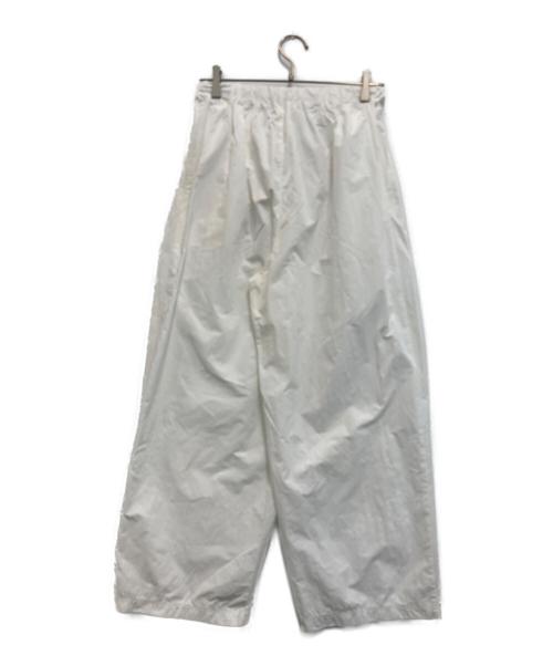 Sea Room lynn（シールームリン）Sea Room Lynn (シールームリン) 2tuckナイロンボリュームパンツ ホワイト サイズ:Mの古着・服飾アイテム