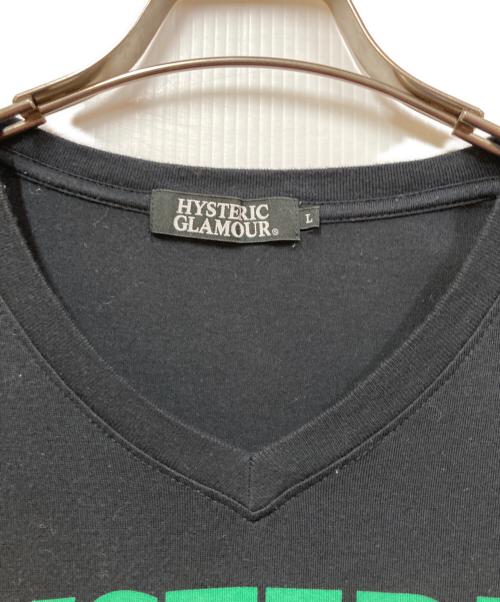 Hysteric Glamour（ヒステリックグラマー）Hysteric Glamour (ヒステリックグラマー) 【ヒスガール】プリントTシャツ ブラック サイズ:Lの古着・服飾アイテム