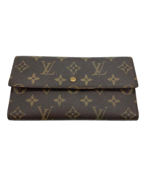 LOUIS VUITTON（ルイ ヴィトン）LOUIS VUITTON (ルイ ヴィトン) 長財布 ブラウンの古着・服飾アイテム