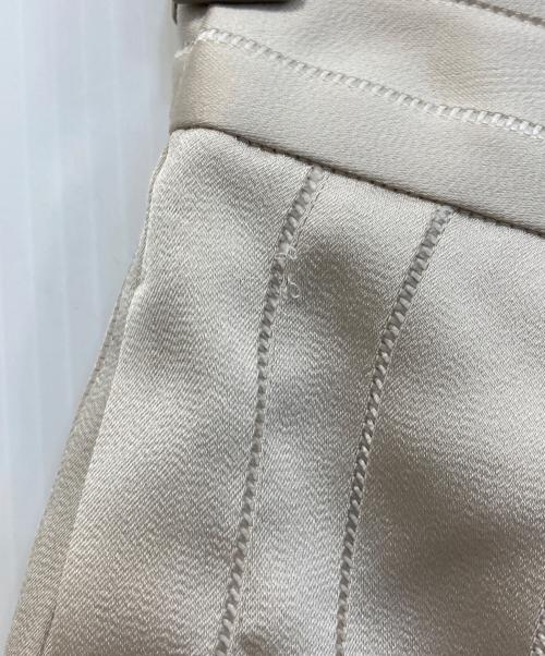 LE CIEL BLEU（ルシェルブルー）LE CIEL BLEU (ルシェルブルー) Leno-cloth Stripe Pants アイボリー サイズ:34の古着・服飾アイテム